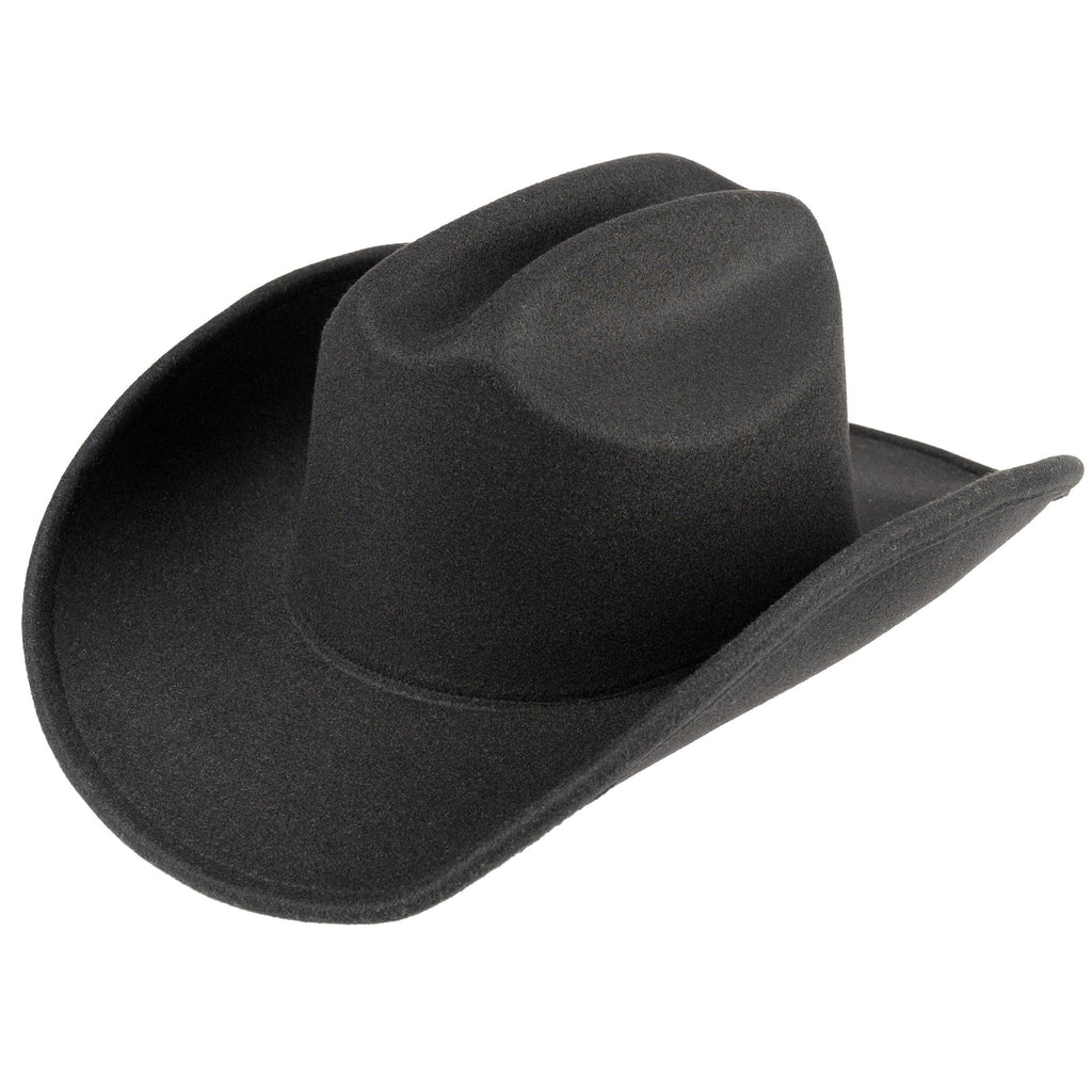 C.C Solid Color Plain Vegan Felt Cowboy Hat
