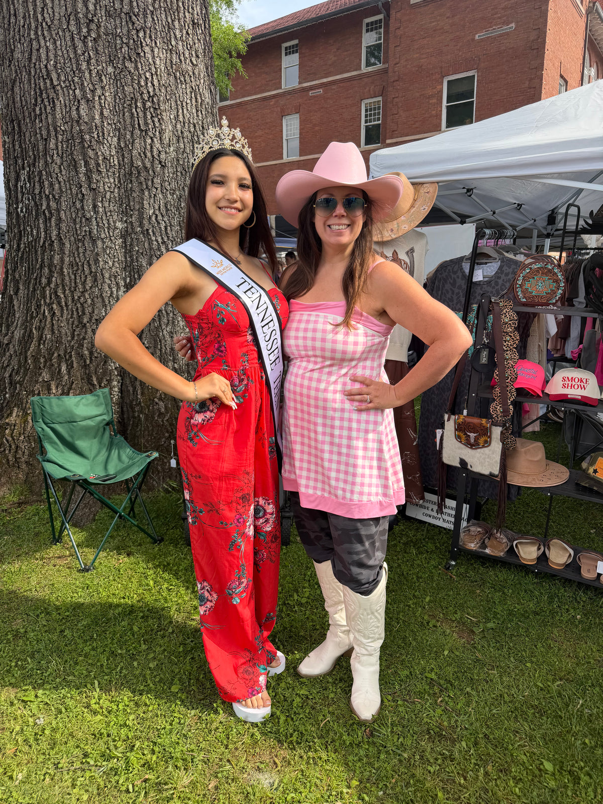 Pink Straw Western Cattleman Hat