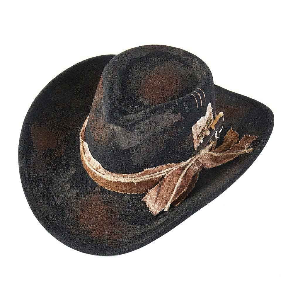 MH0259 Macy Vintage Shapeable Cowboy/Fedora Hat