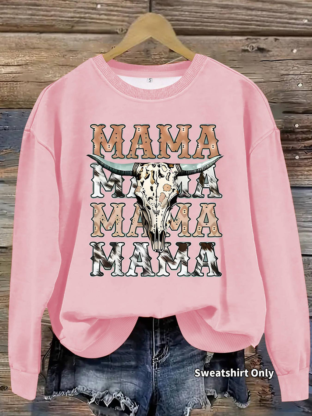 Western Cowboy Mama Graphic Sweatshirt