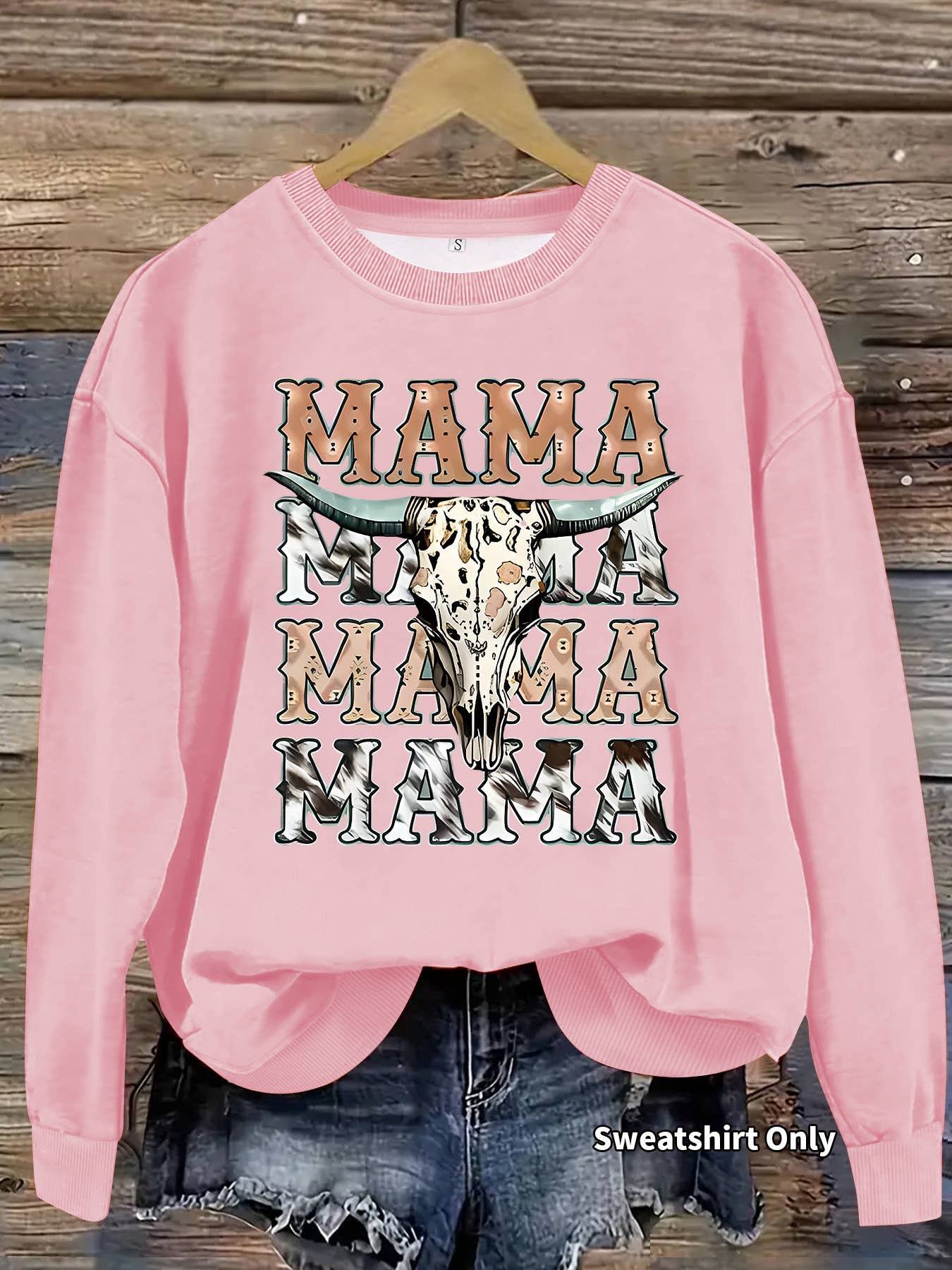 Western Cowboy Mama Graphic Sweatshirt