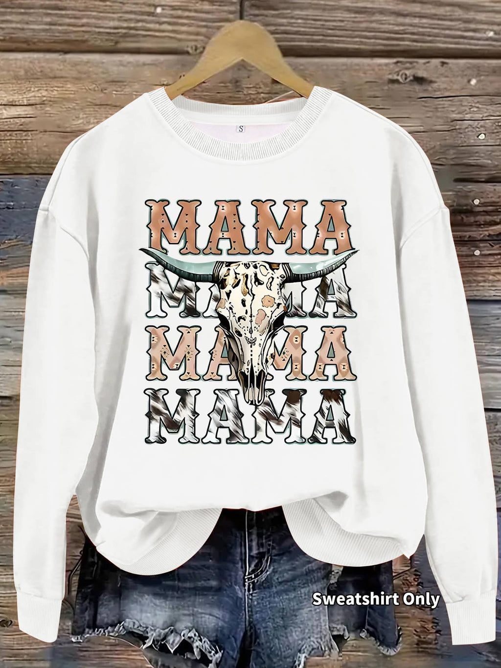 Western Cowboy Mama Graphic Sweatshirt