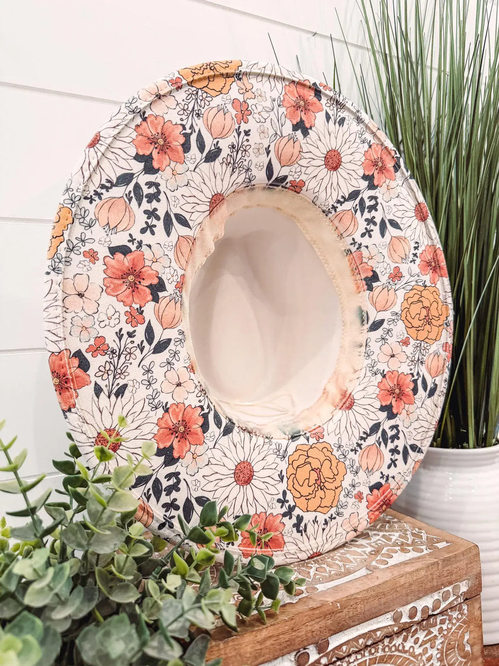 Floral Print Hat