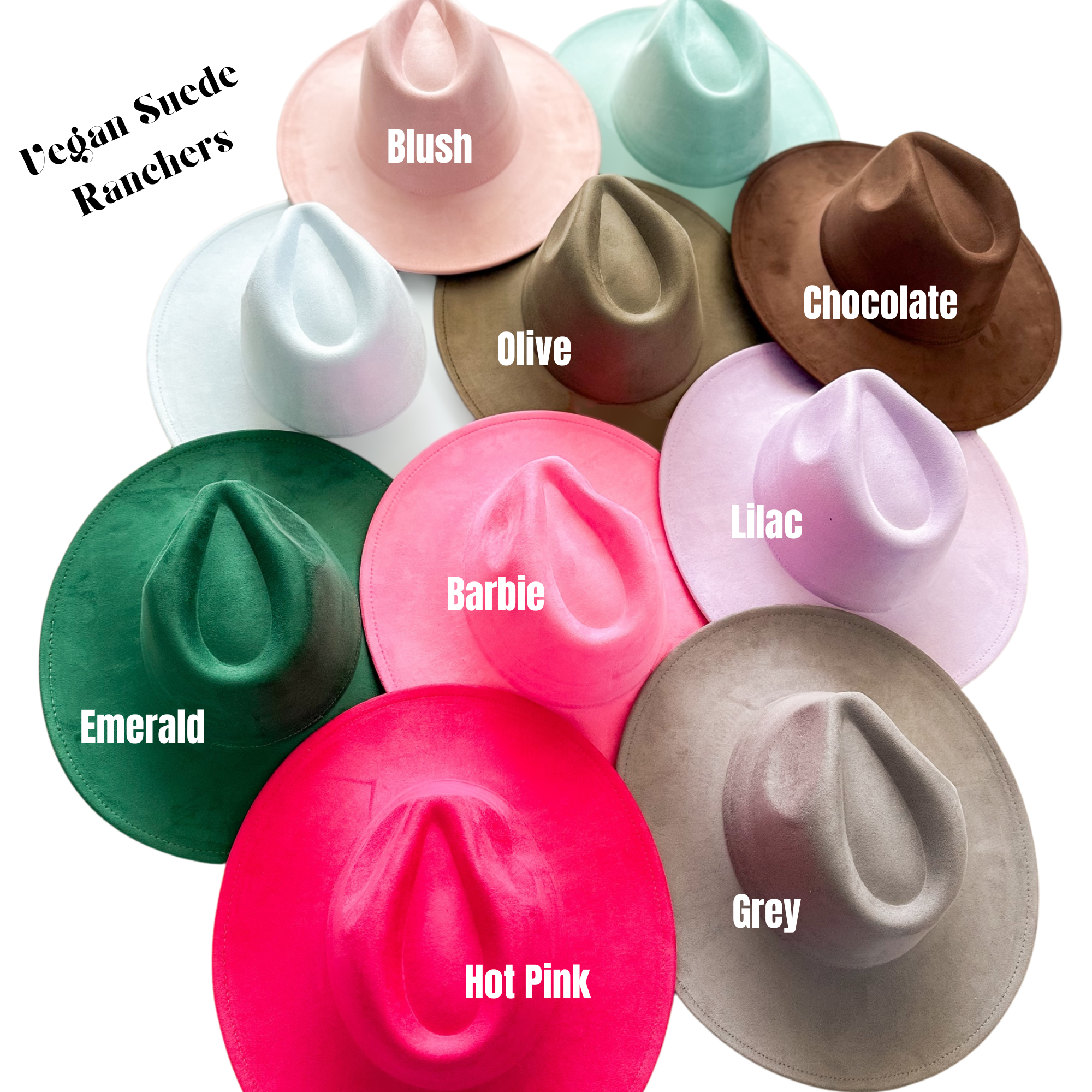 Wild Flowers Wild Horses Burned Hat Cowboy Western Hat