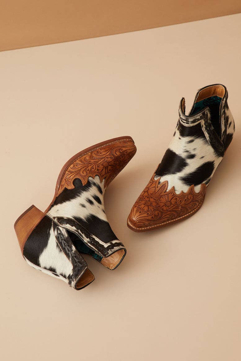 Myra Georgina Hair-On Hide Boots