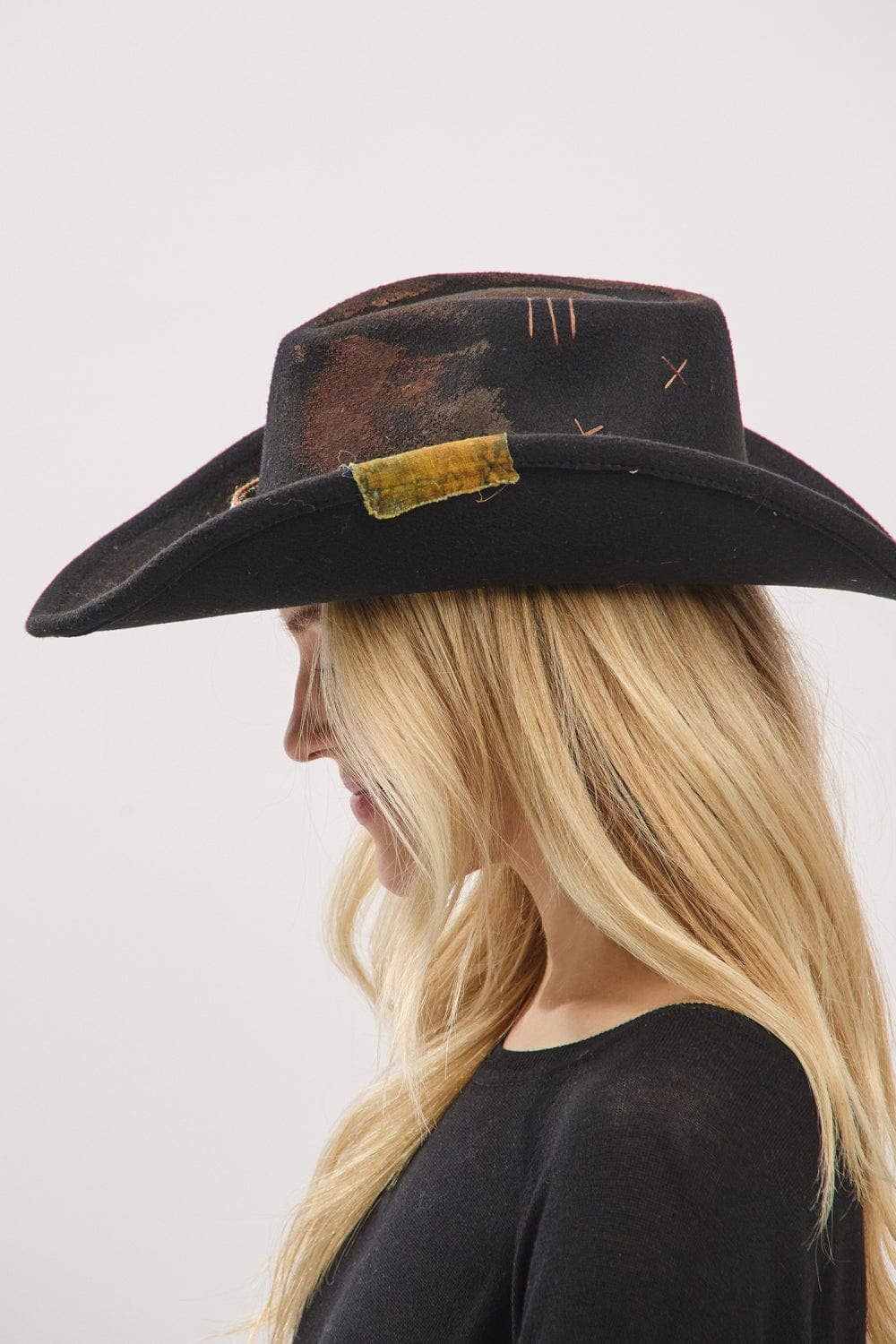 MH0236 Patrice Heritage Worn Shapable Cowboy/Fedora Hat