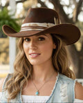 MH0277 Carrie Vintage Shapeable Cowboy/Fedora Hat