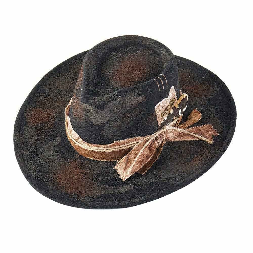 MH0259 Macy Vintage Shapeable Cowboy/Fedora Hat