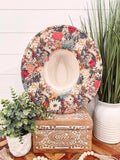 Floral Print Hat