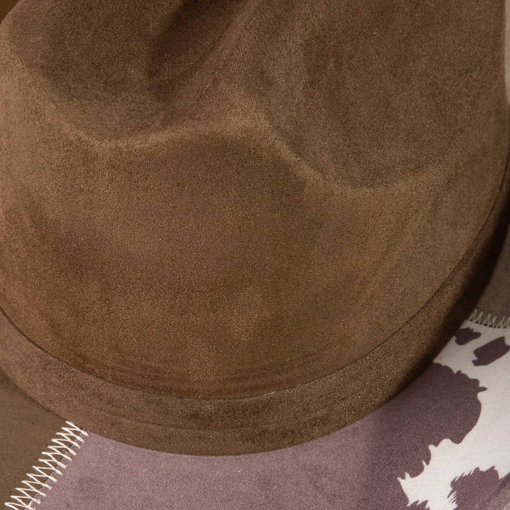 Western Color Block Cowboy Hat