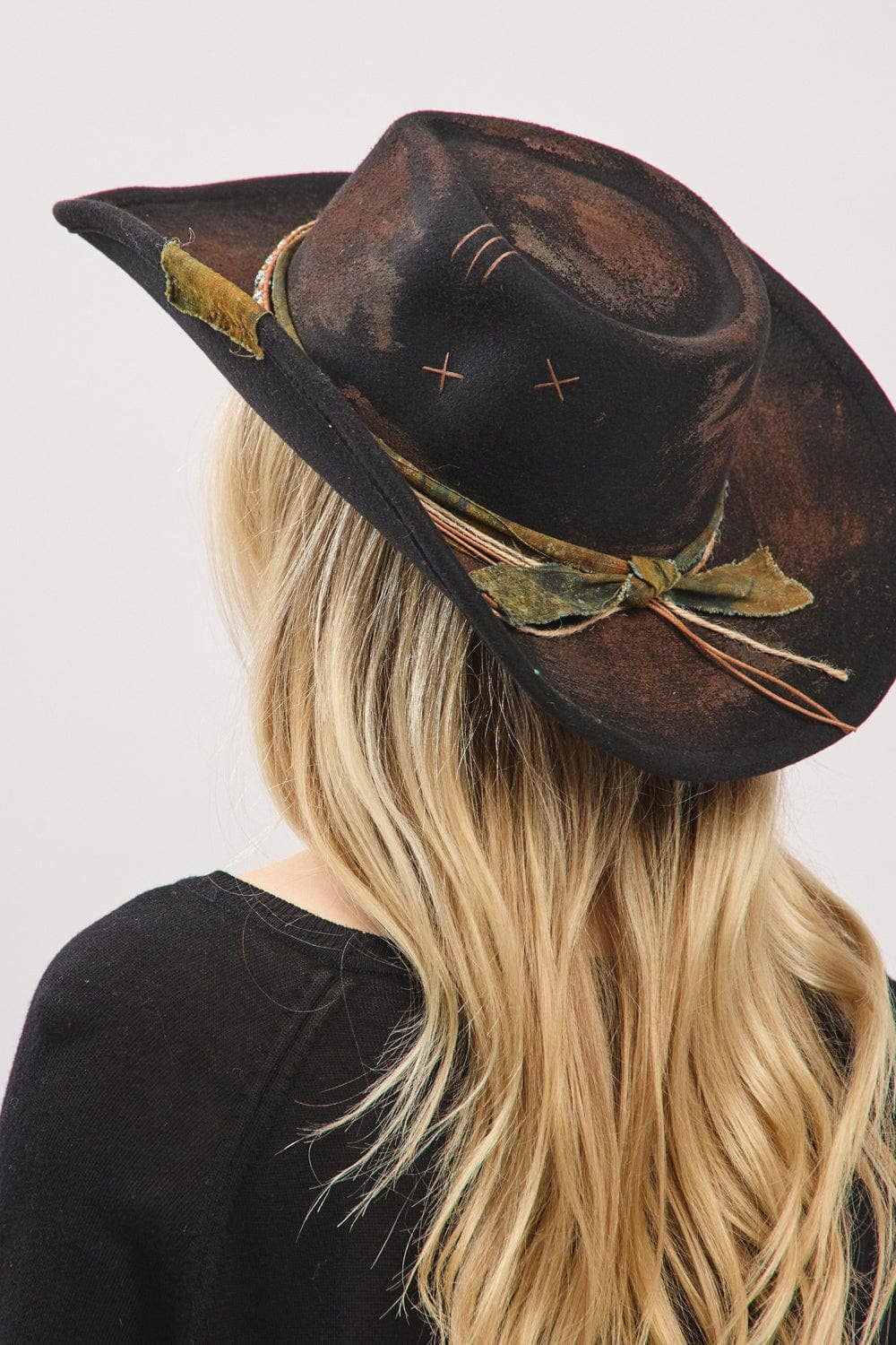 MH0236 Patrice Heritage Worn Shapable Cowboy/Fedora Hat