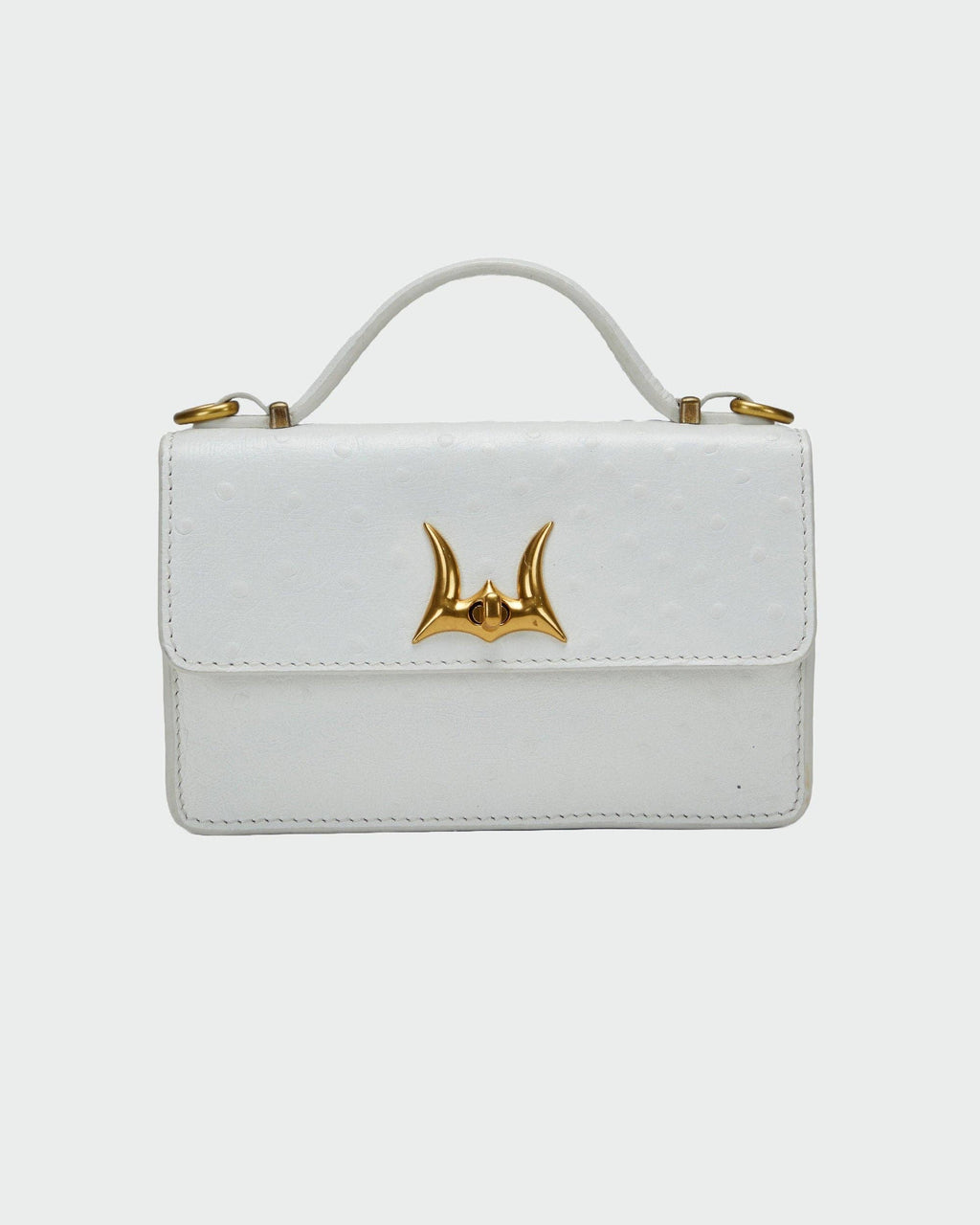 Myra Bags Loyal West Valencia Leather Bag - Black & White Cowhide
