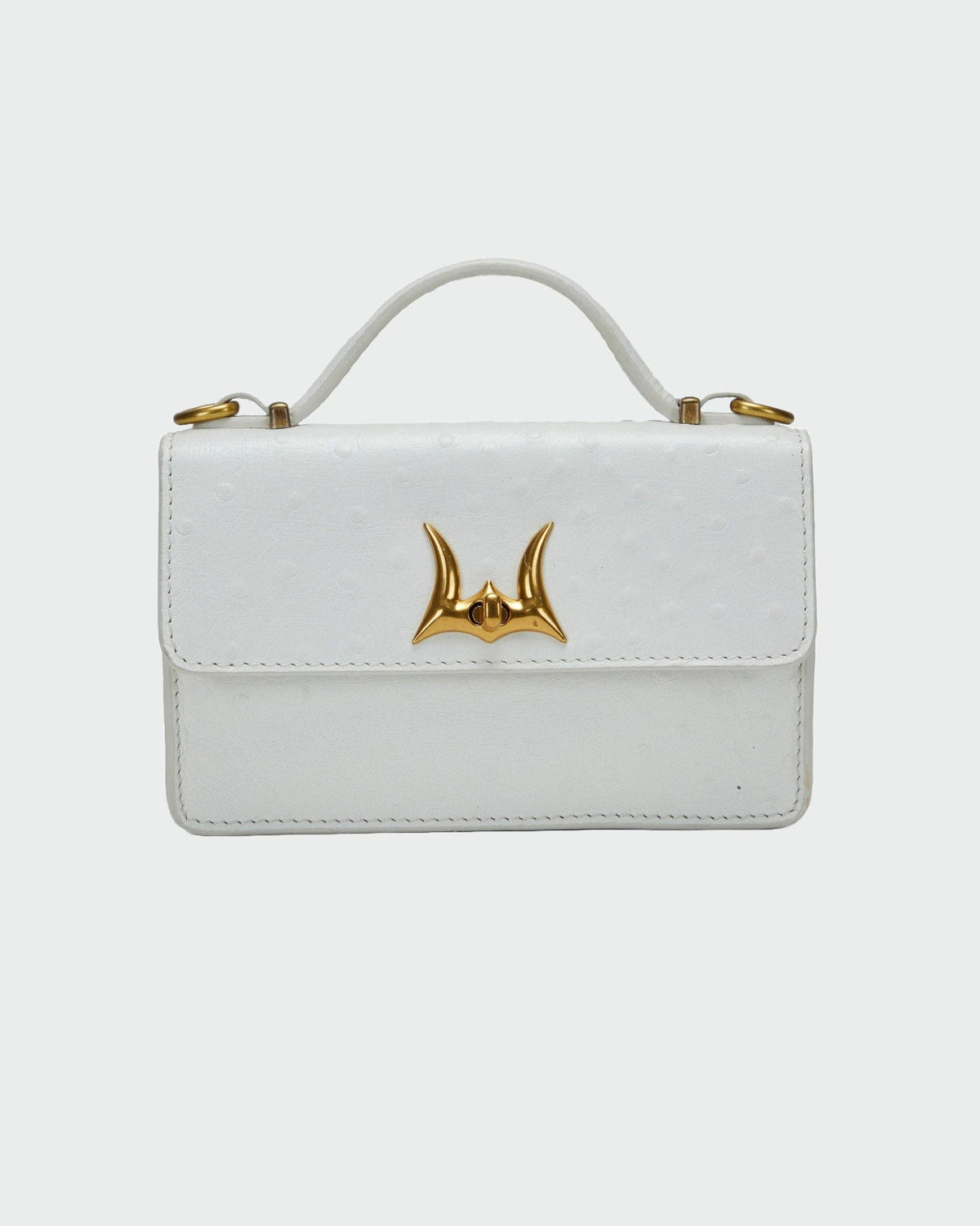 Myra Bags Loyal West Valencia Leather Bag - Black & White Cowhide