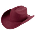 C.C Solid Color Plain Vegan Felt Cowboy Hat