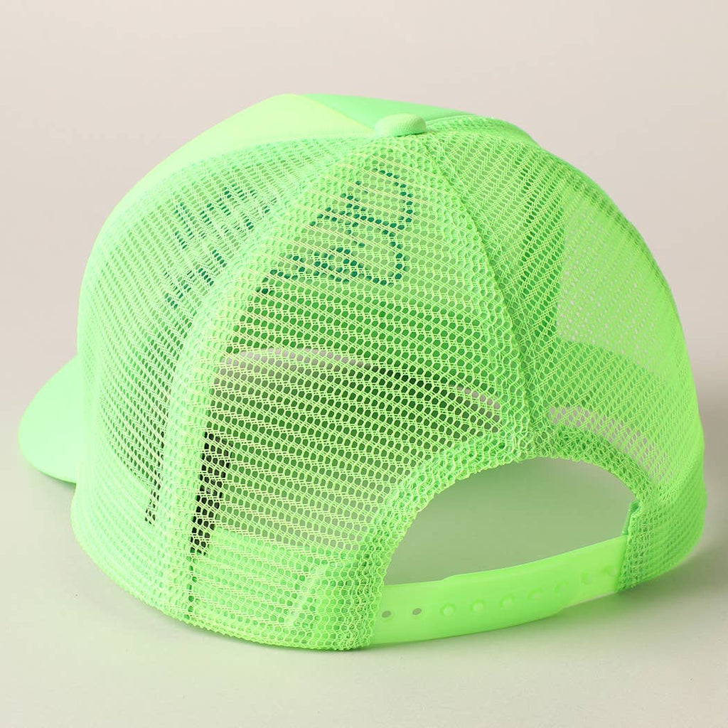 Coastal Cowgirl Embroidered Mesh Back Baseball Cap