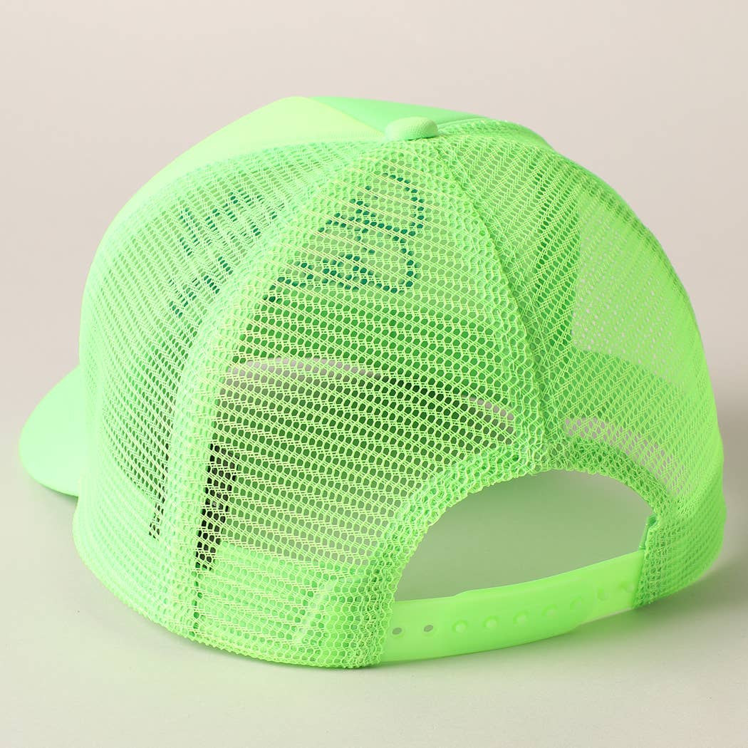 Coastal Cowgirl Embroidered Mesh Back Baseball Cap