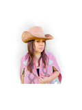 Camel Felt Cowboy Hat with Aztec Band