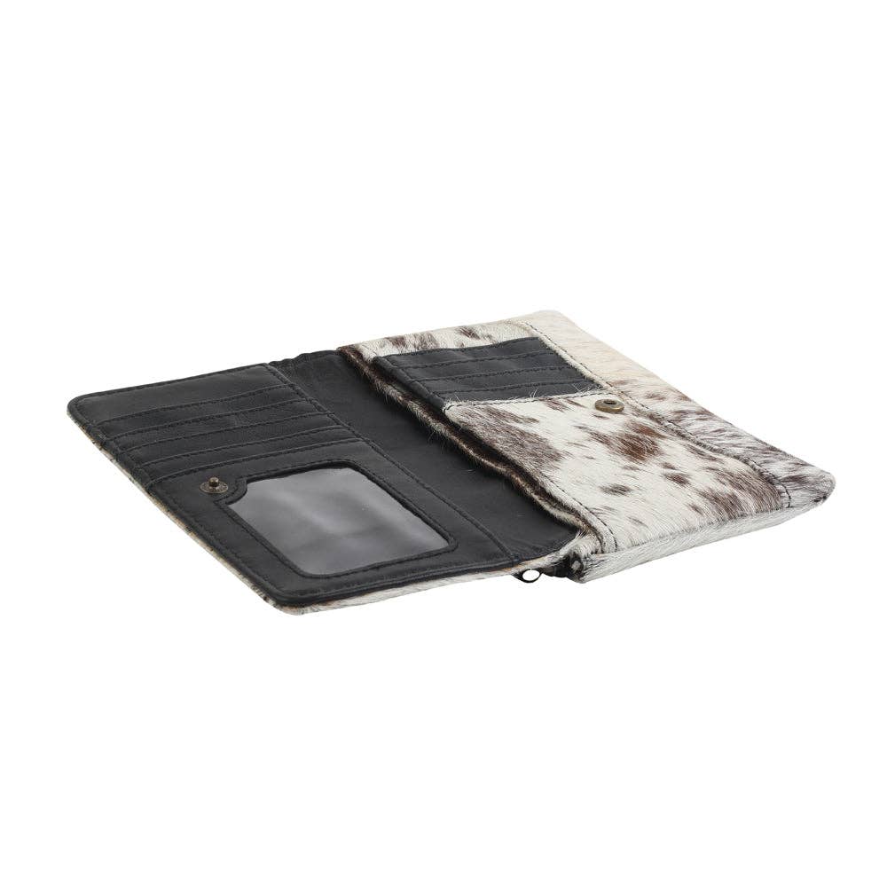 Myra COOKIE CRUNCH LEATHER AND HAIRON WALLET