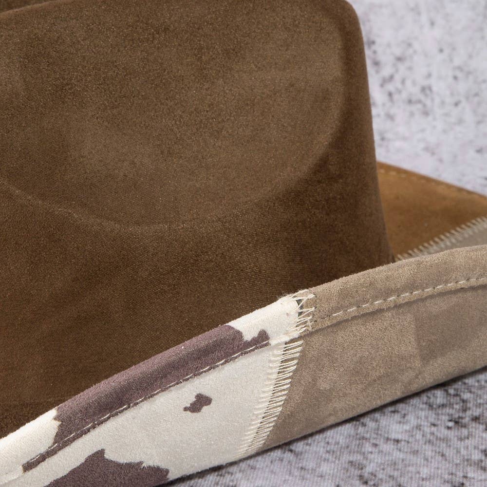 Western Color Block Cowboy Hat