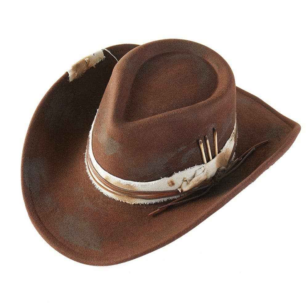 MH0277 Carrie Vintage Shapeable Cowboy/Fedora Hat