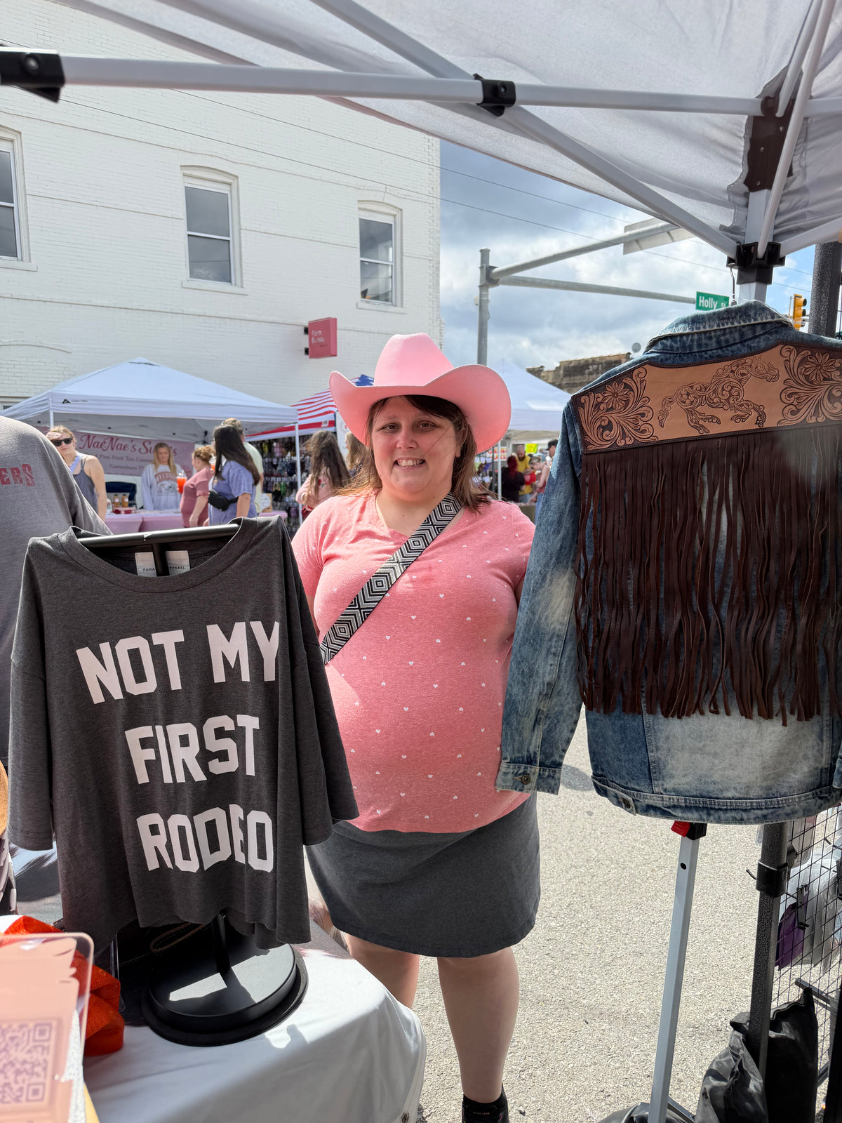 Pink Straw Western Cattleman Hat