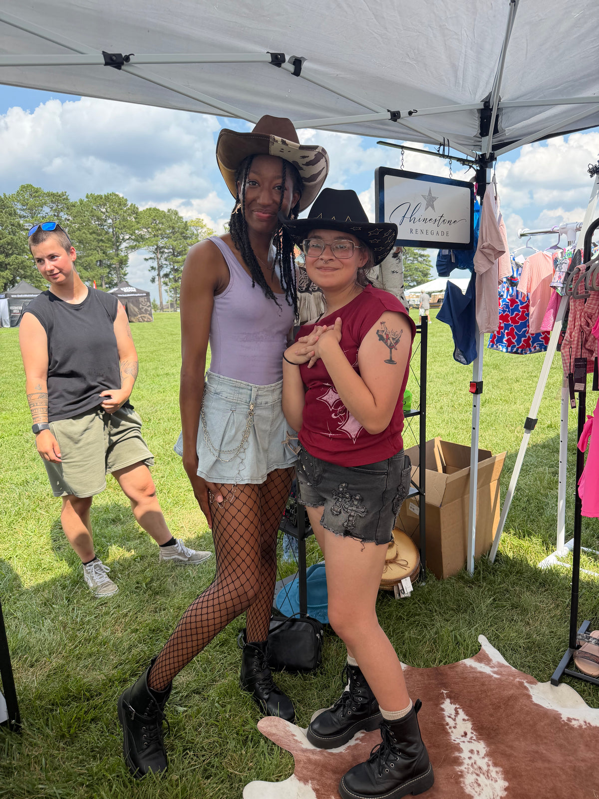 Western Color Block Cowboy Hat
