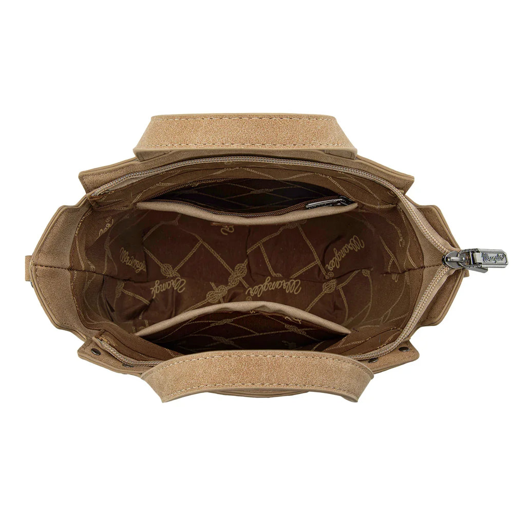 Wrangler Genuine Hair-On Cowhide Tote/Crossbody