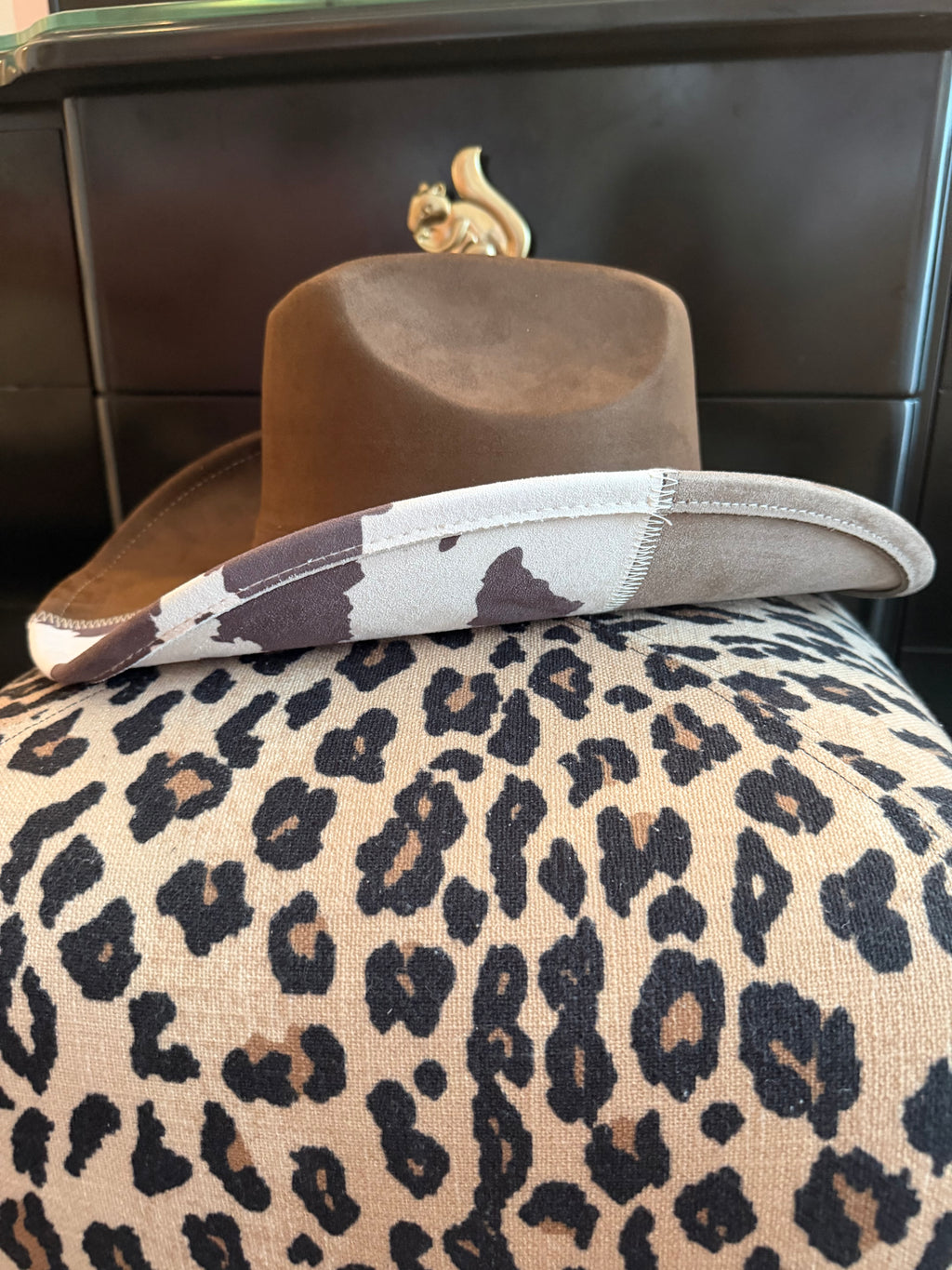 Western Color Block Cowboy Hat