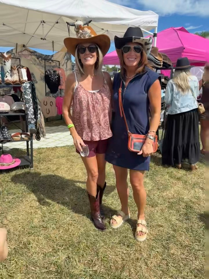 Boho Western Feather Hat Band