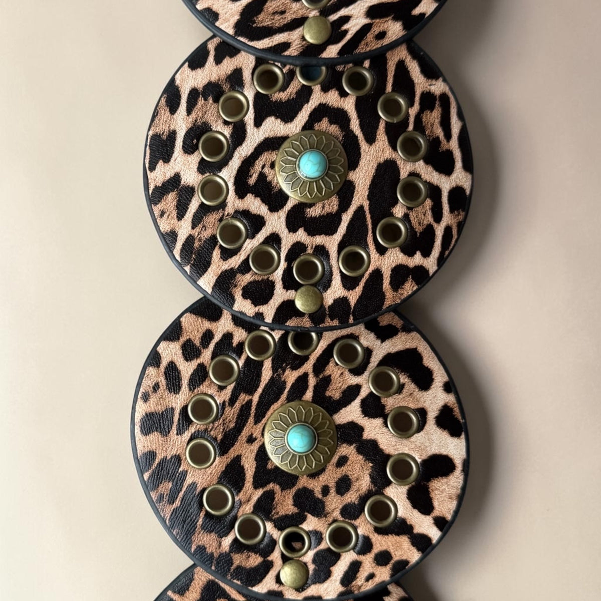 Western Boho Adjustable Disc Belt