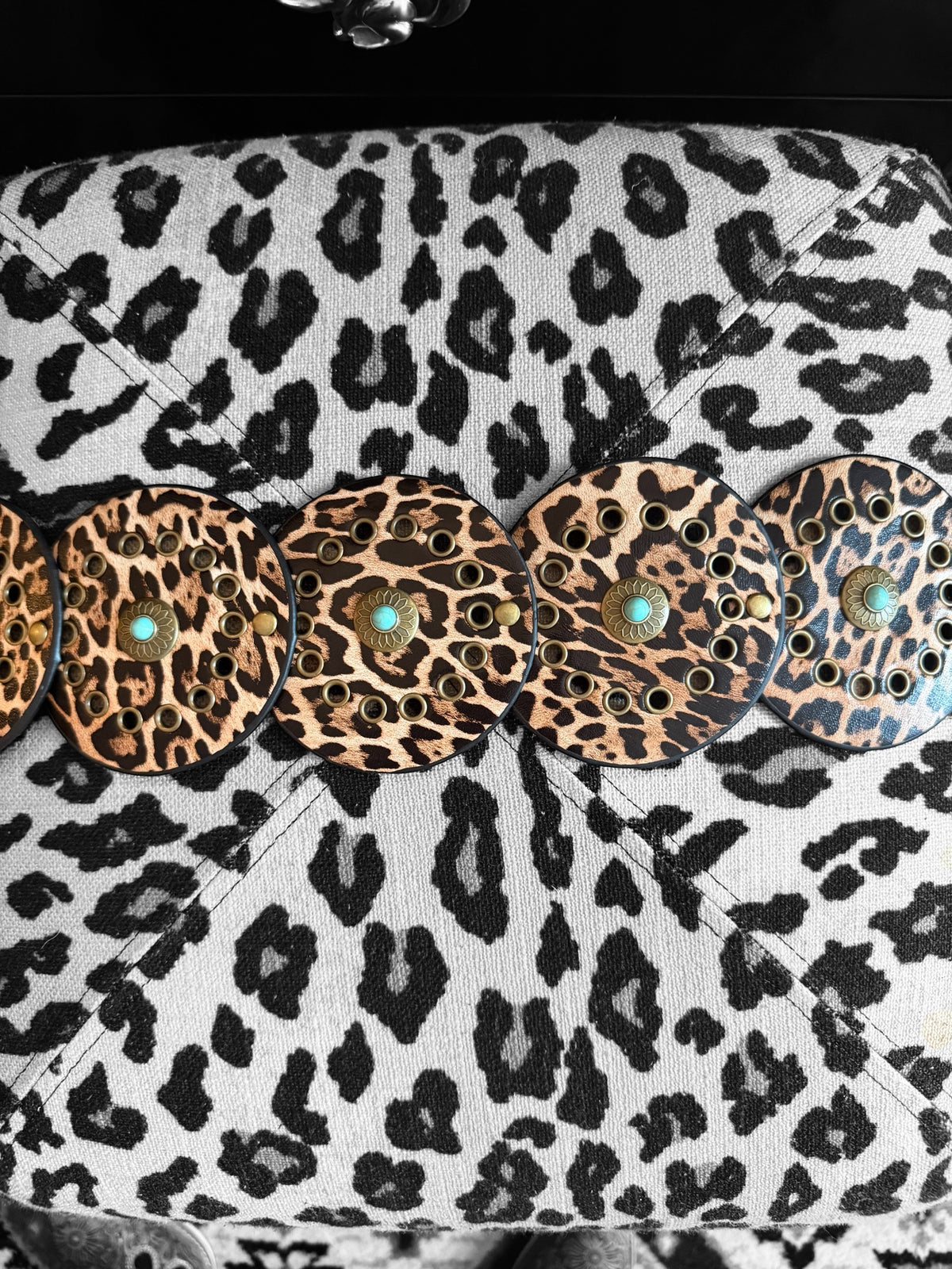 Western Boho Adjustable Disc Belt