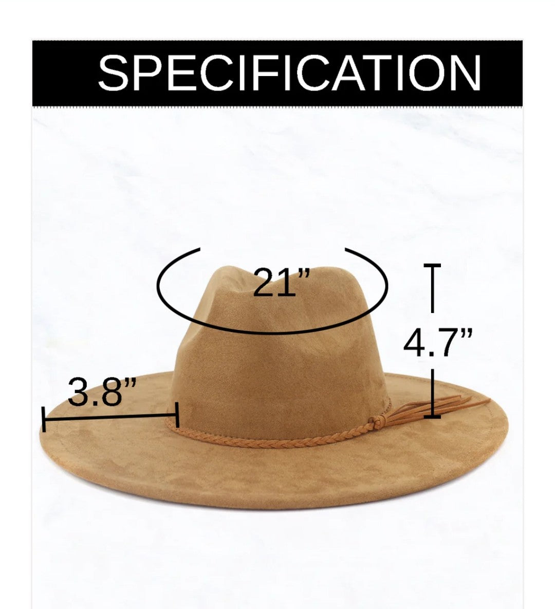 Hand-Painted Leopard Boho Western Cowgirl Hat & Band-Tan 987m