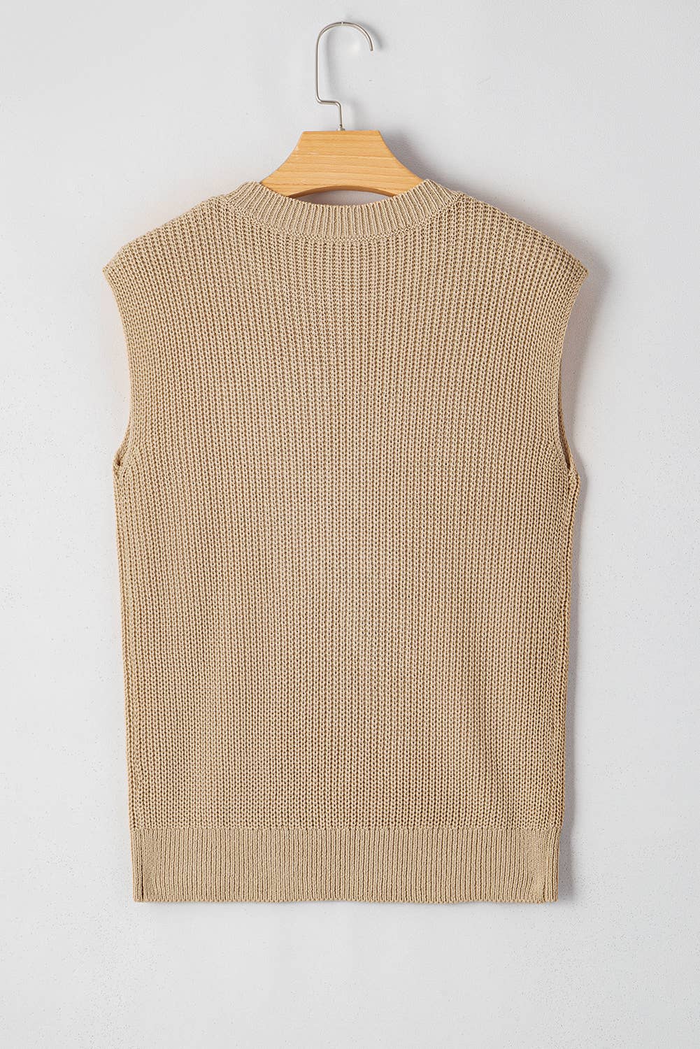 Western Embroidered Round Neck Sleeveless Sweater (S-XL)