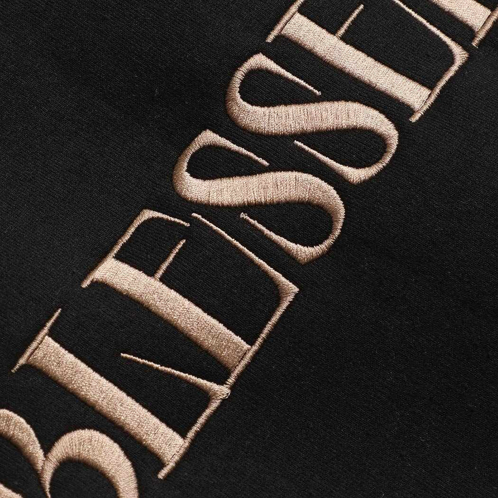BLESSED Embroidered Fleece Heavyweight Sweatshirt