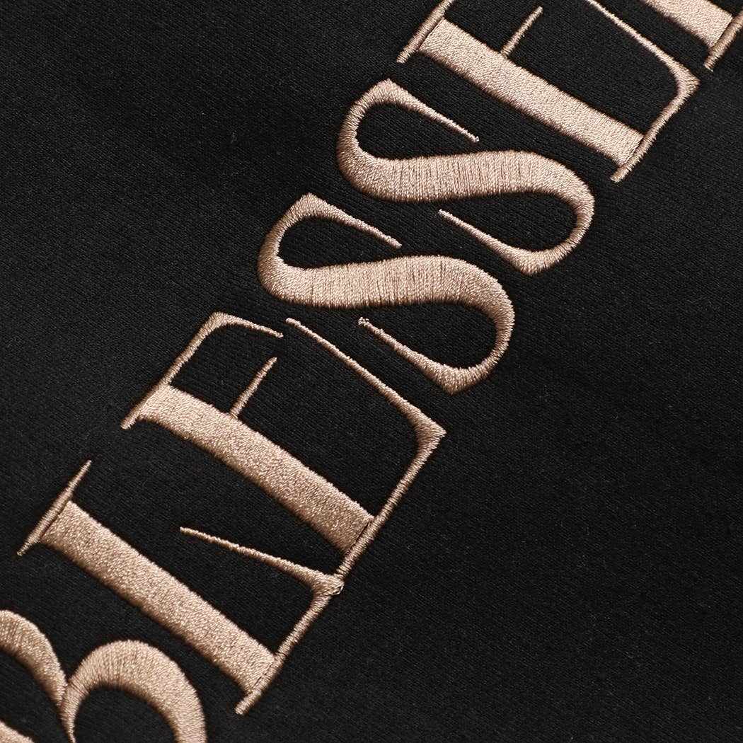BLESSED Embroidered Fleece Heavyweight Sweatshirt