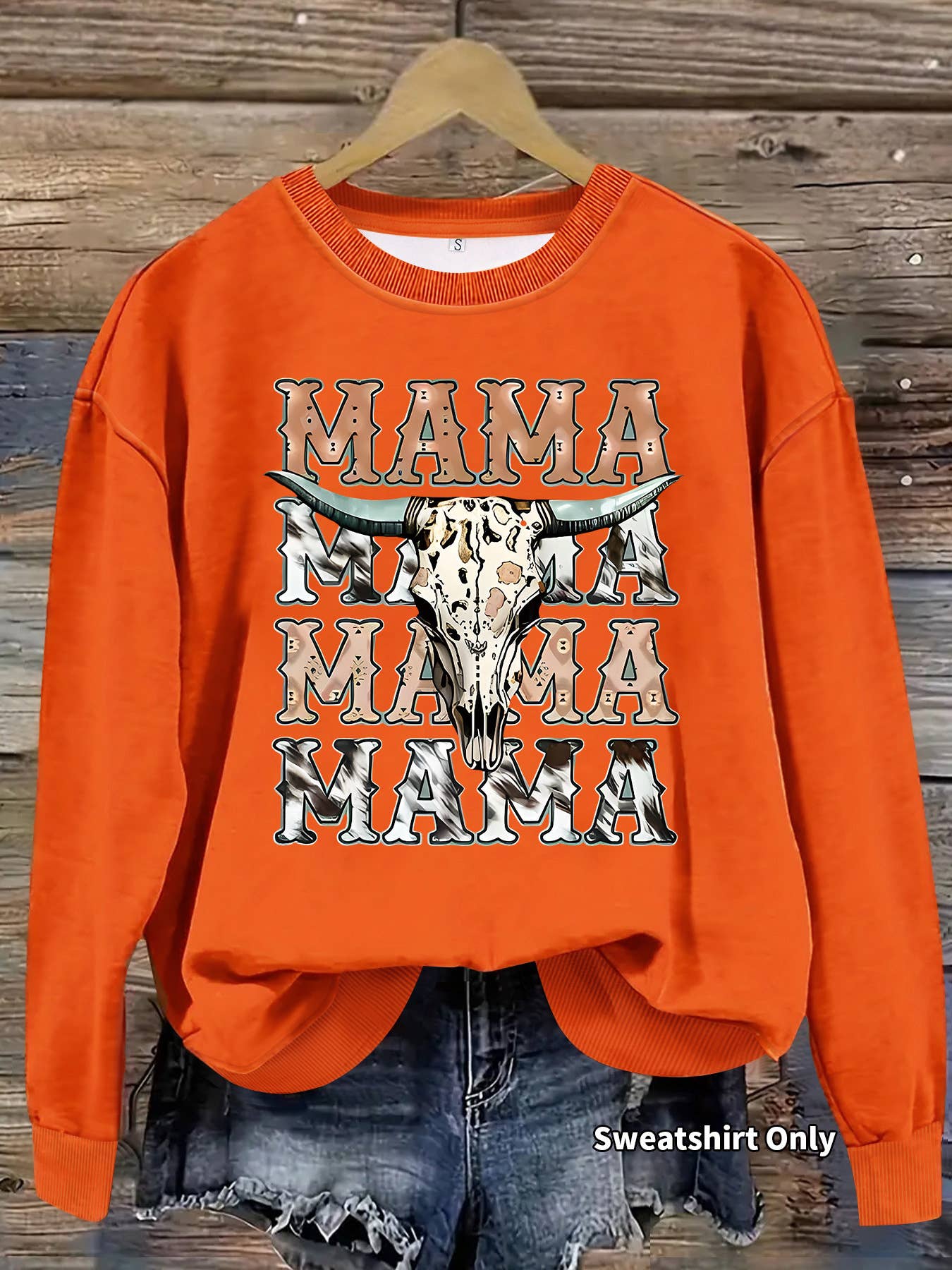 Western Cowboy Mama Graphic Sweatshirt