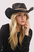 MH0236 Patrice Heritage Worn Shapable Cowboy/Fedora Hat