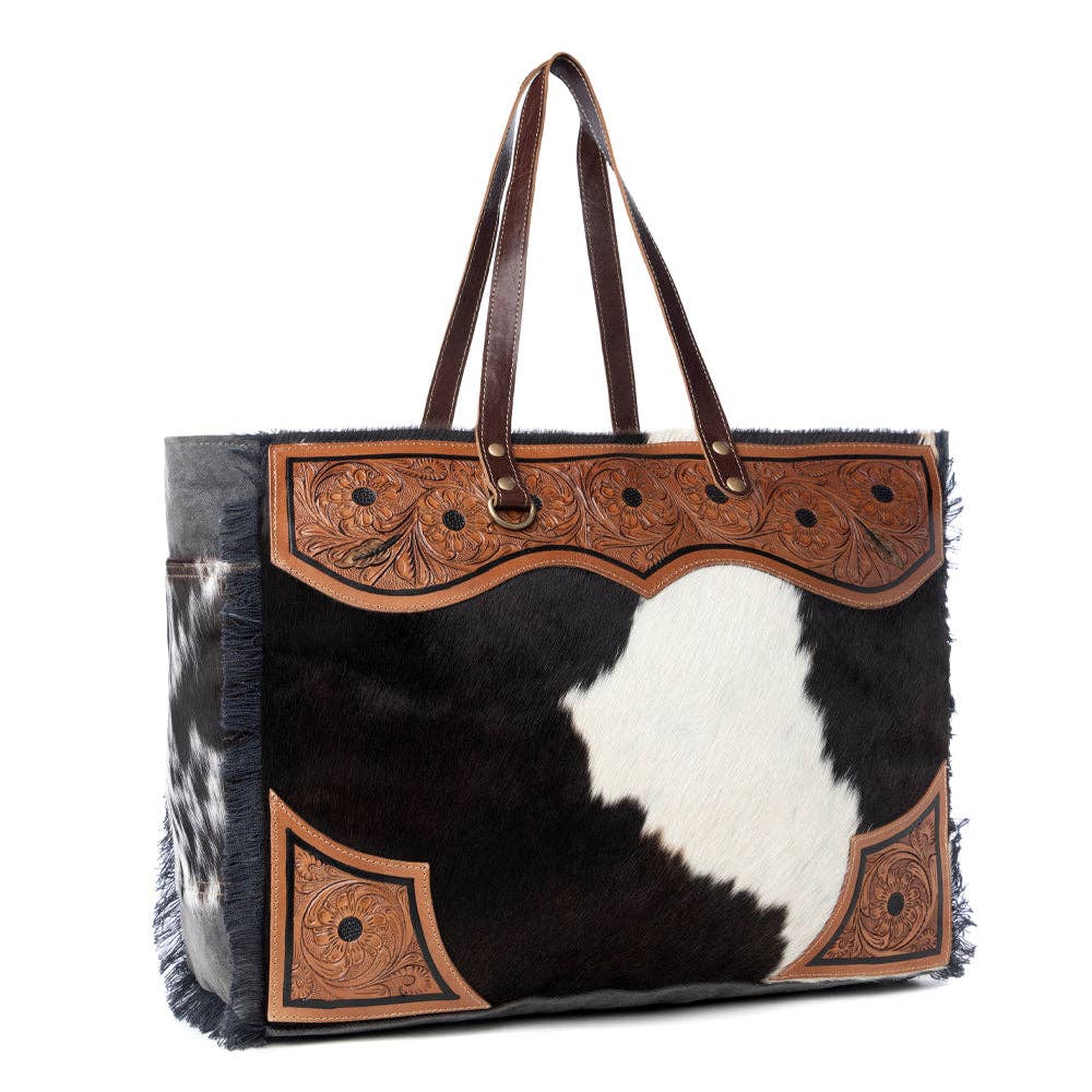 Myra Bags Cartwright Hand-Tooled Bag