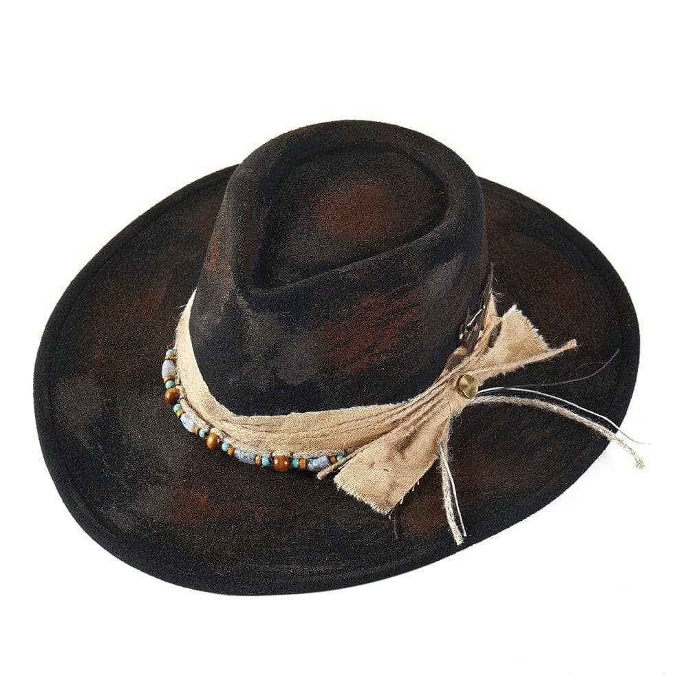 MH0274 Vintage Shapeable Cowboy/Fedora Hat