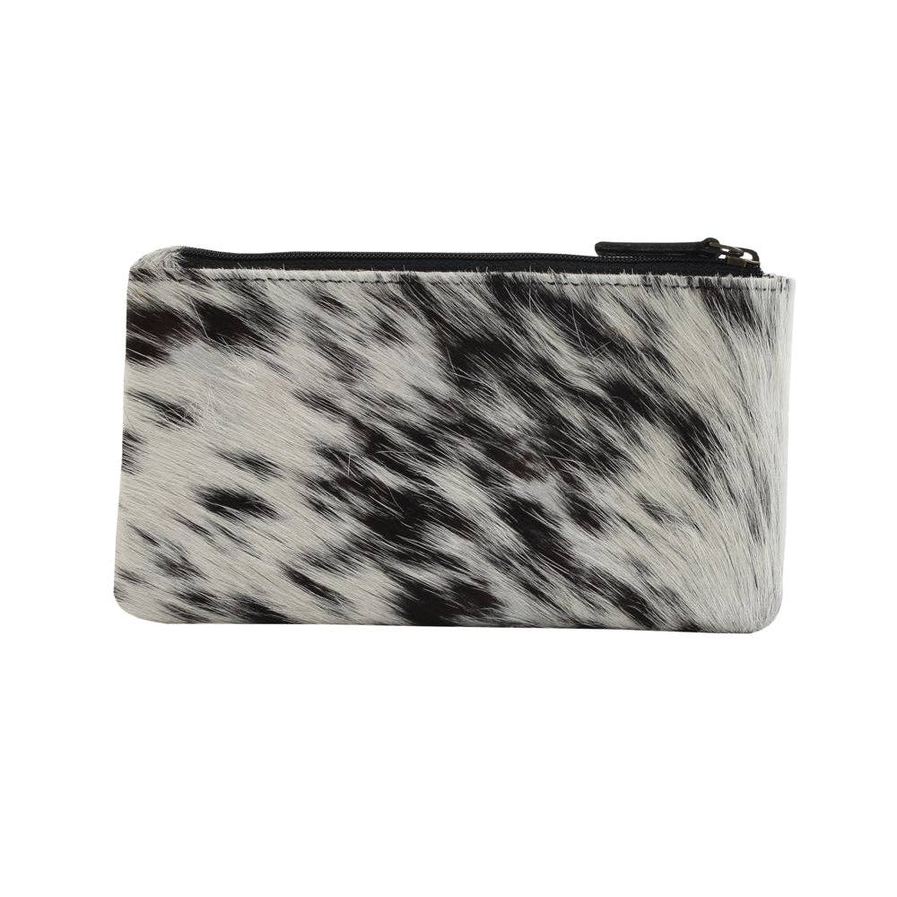 Myra COOKIE CRUNCH LEATHER AND HAIRON WALLET
