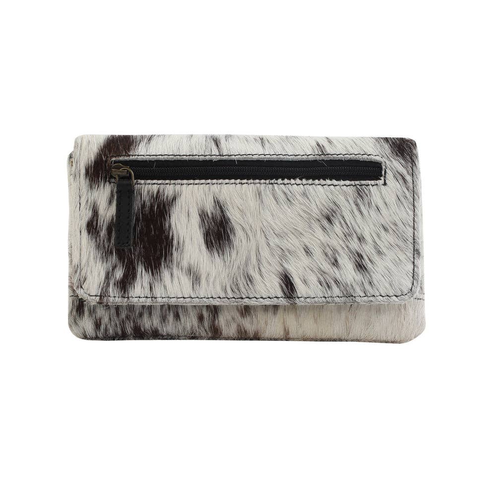 Myra COOKIE CRUNCH LEATHER AND HAIRON WALLET