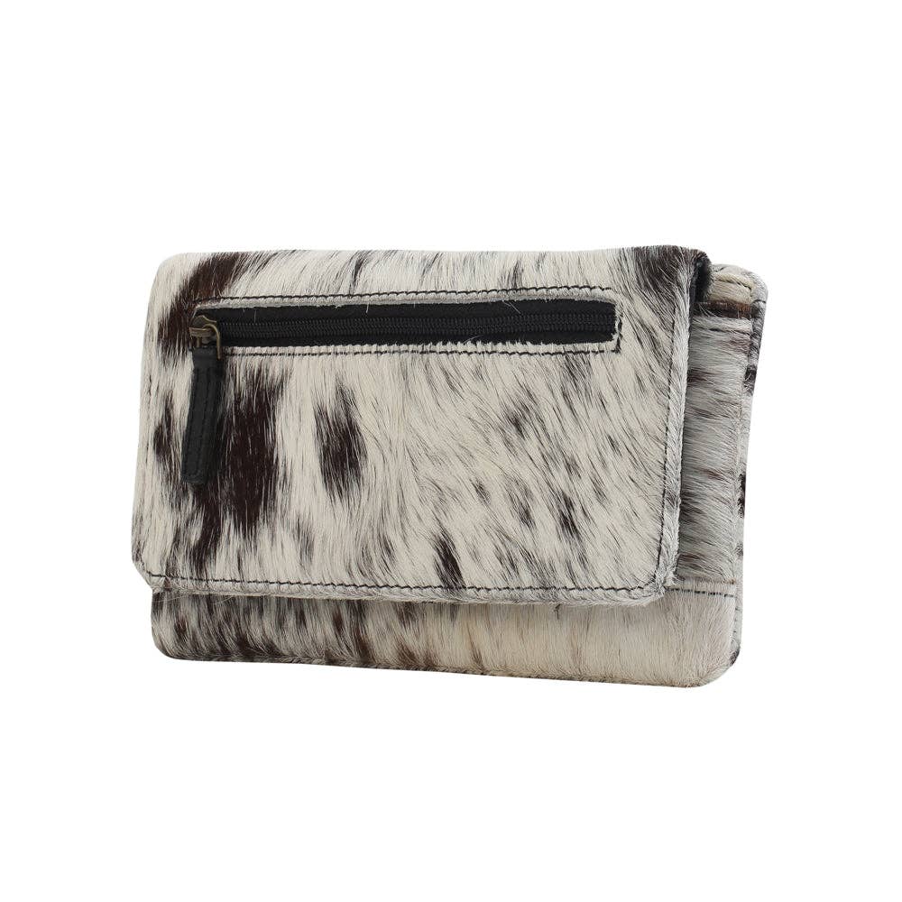 Myra COOKIE CRUNCH LEATHER AND HAIRON WALLET
