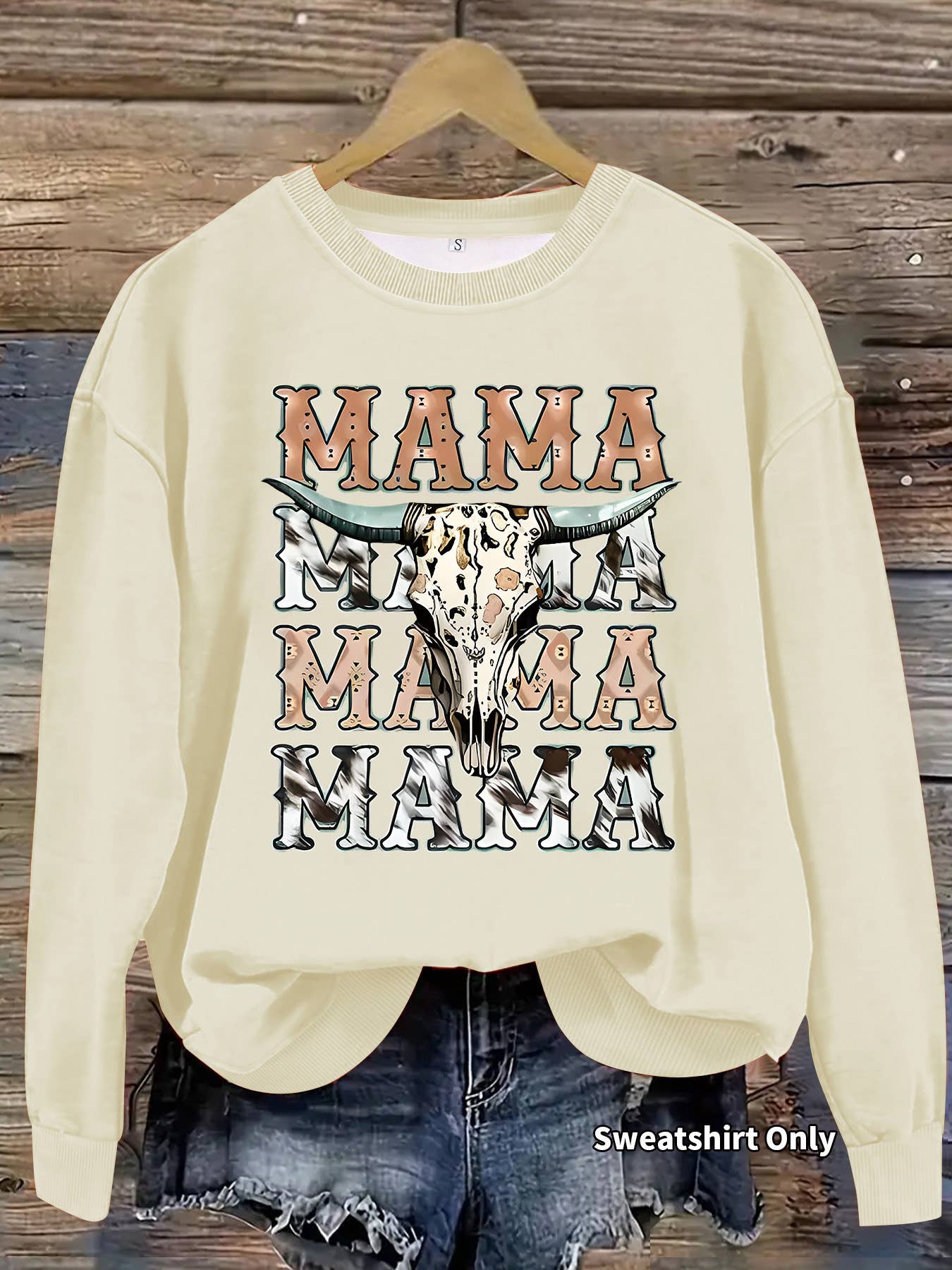 Western Cowboy Mama Graphic Sweatshirt