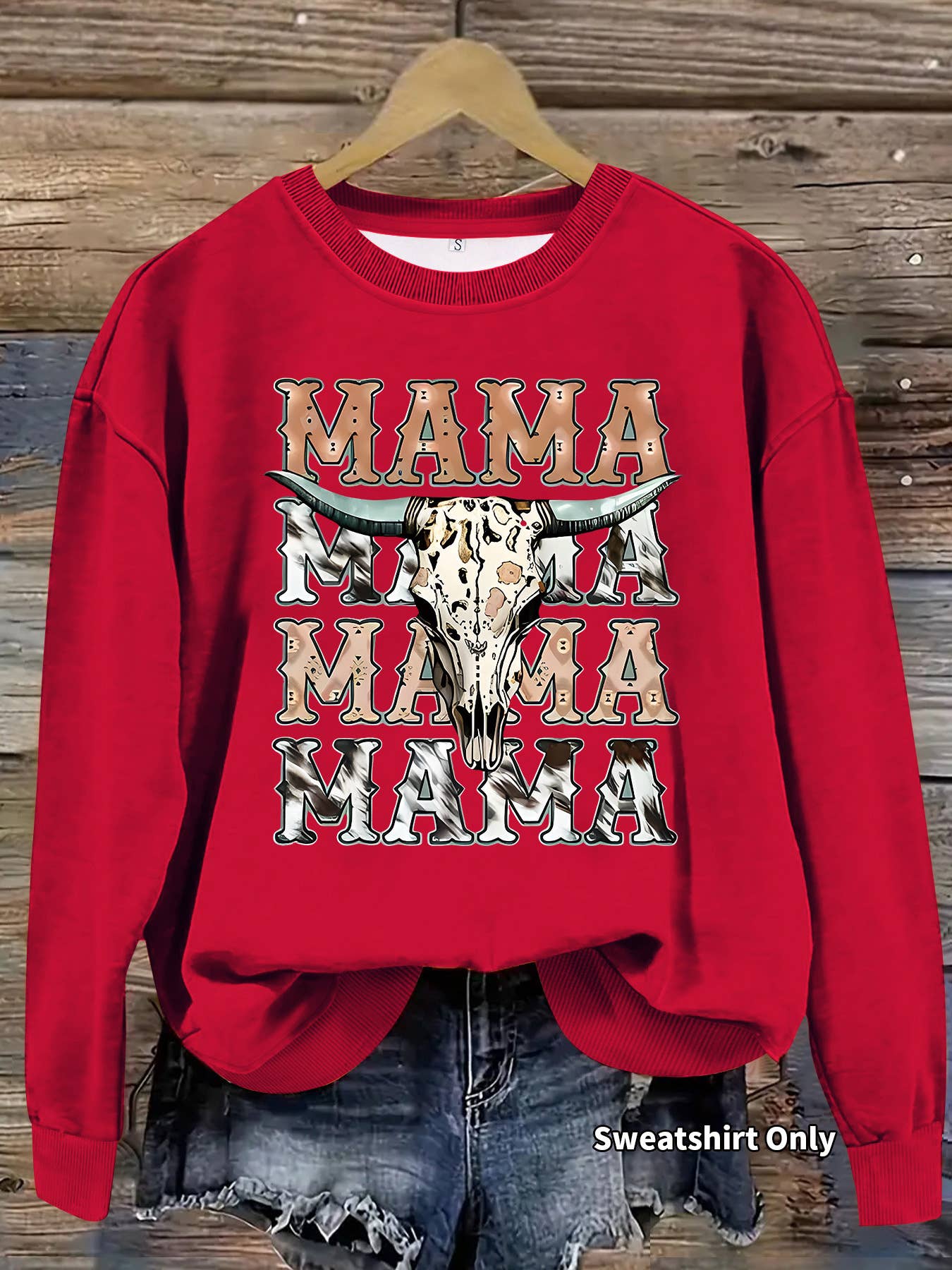 Western Cowboy Mama Graphic Sweatshirt