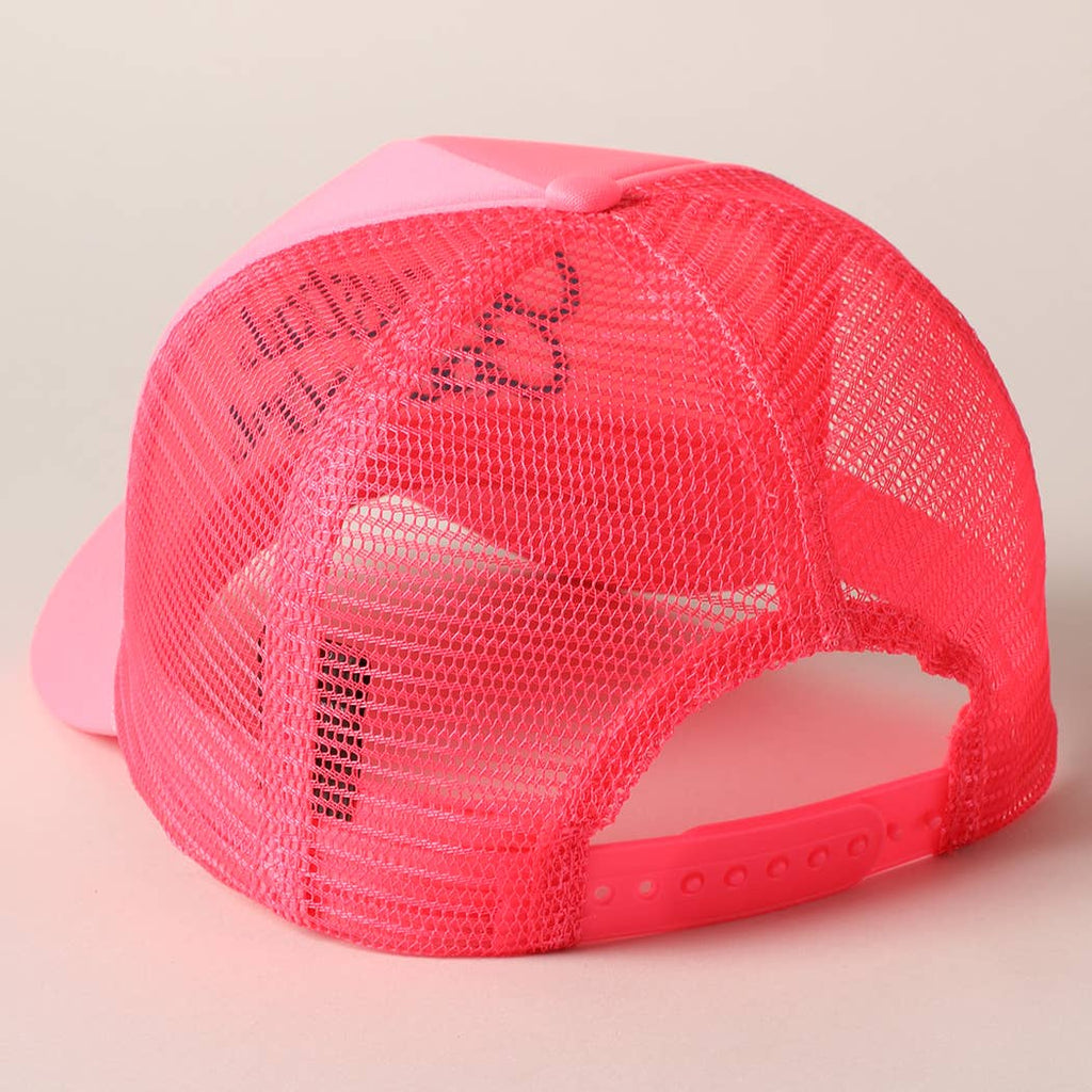 Coastal Cowgirl Embroidered Mesh Back Baseball Cap