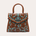 Myra Loyal West Leon Mini Handle Purse - Whiskey & Water