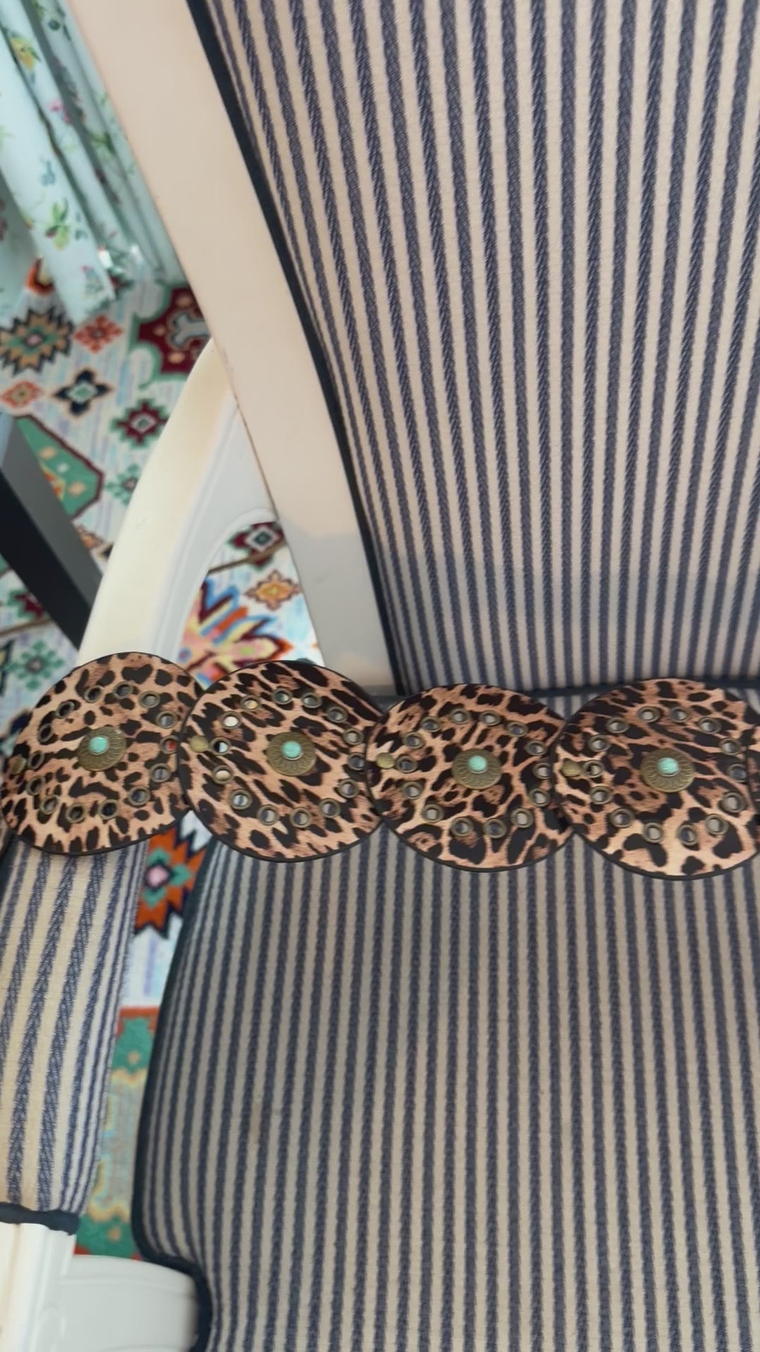 Western Boho Adjustable Disc Belt